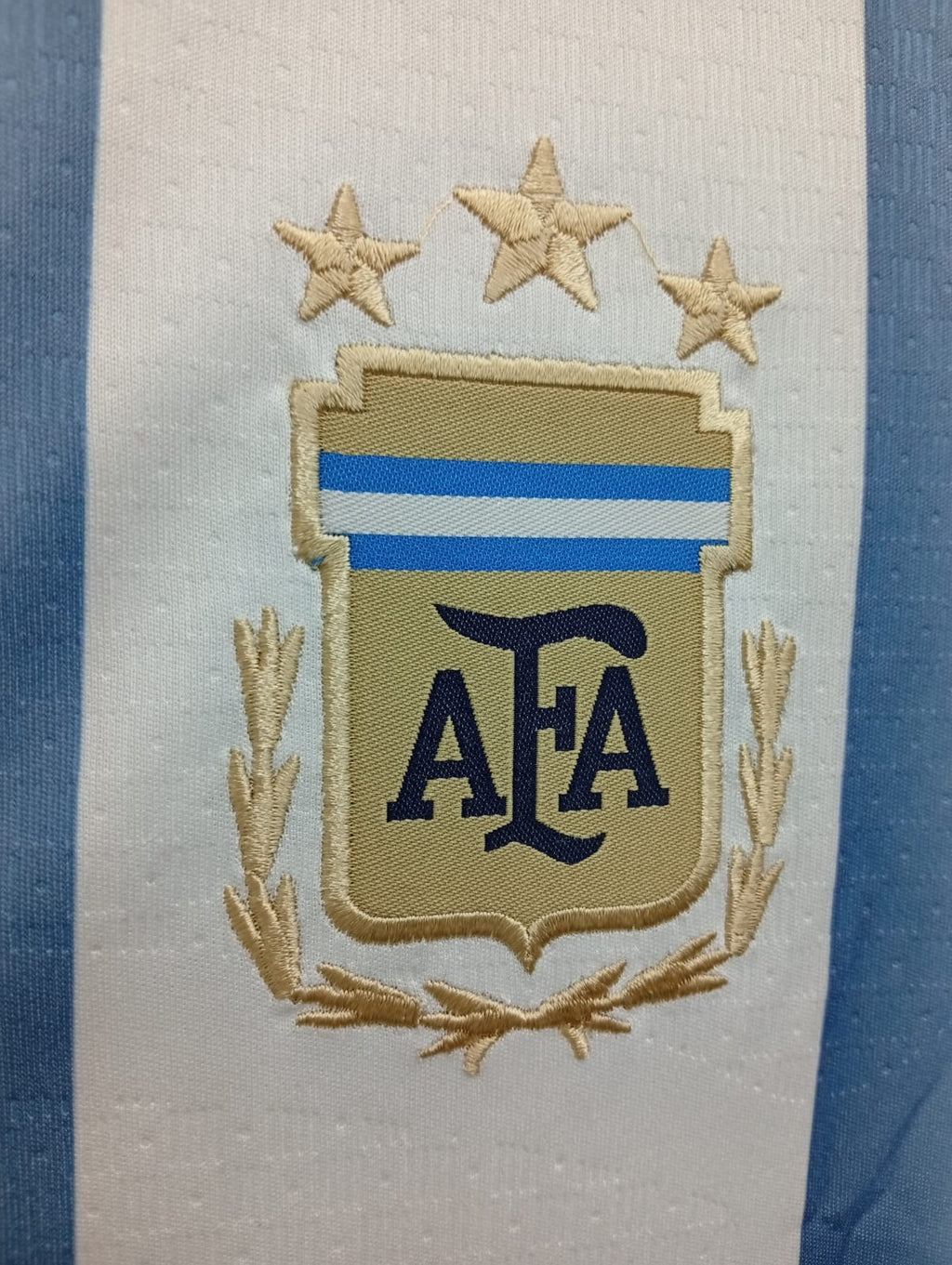 MESSI 10 ARGENTINA HOME FIFA CUP JERSEY (EMBROIDED LOGO)