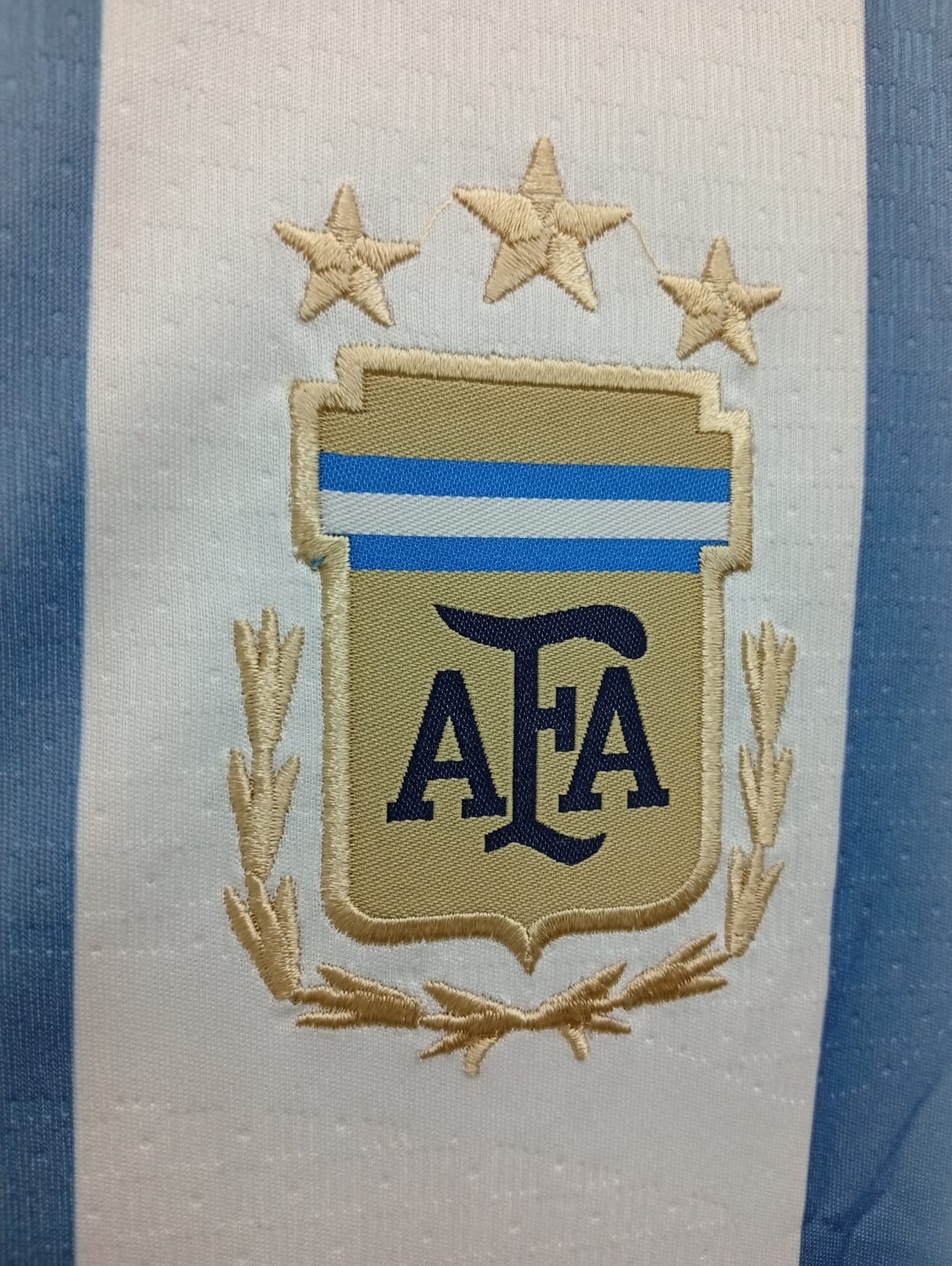 MESSI 10 ARGENTINA HOME FIFA CUP JERSEY (EMBROIDED LOGO)