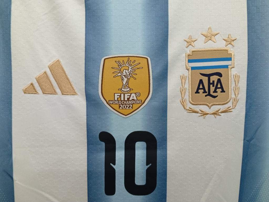 MESSI 10 ARGENTINA HOME FIFA CUP JERSEY (EMBROIDED LOGO)