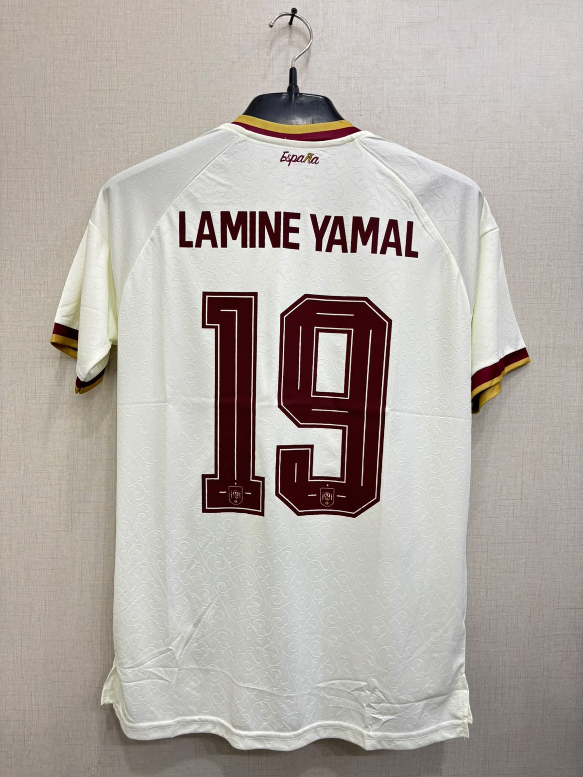 SPAIN AWAY FIFA CUP 2 STAR JERSEY 2026 (TPU LOGO)