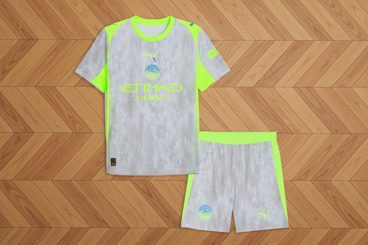 MANCHESTER CITY THIRD KIDS KIT 25/26